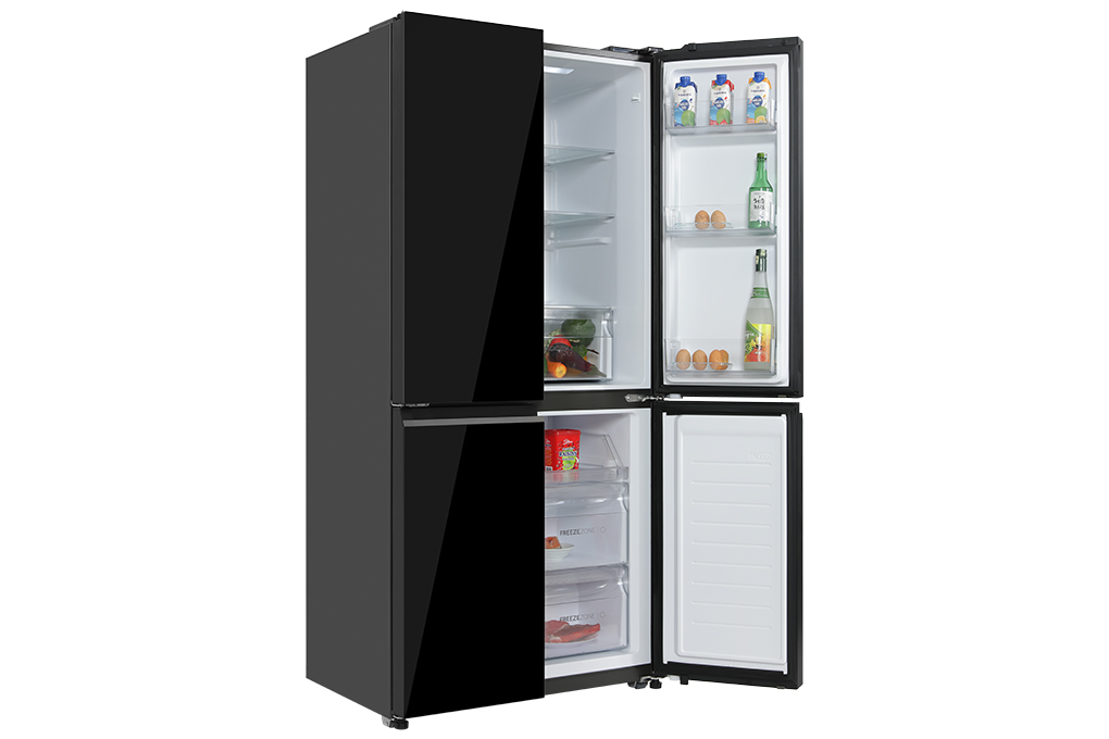 Tủ lạnh Aqua Inverter 469 lít Multi Door AQR-M536XA(GB) Màu Đen
