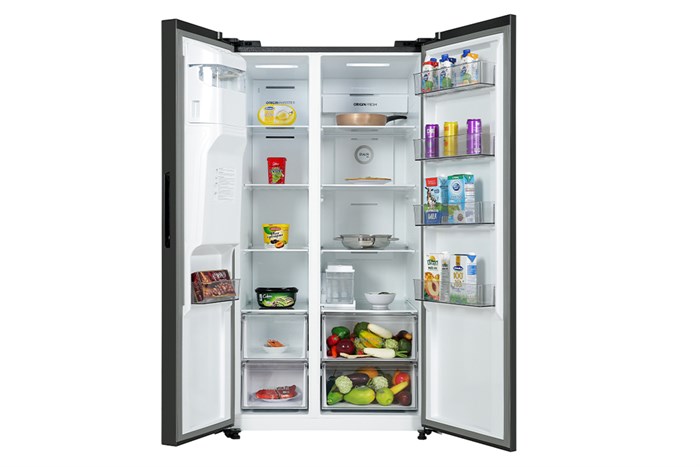 Tủ lạnh Toshiba Inverter 568 lít Side By Side GR-RS755WIA-PGV(22)-XK Màu Đen