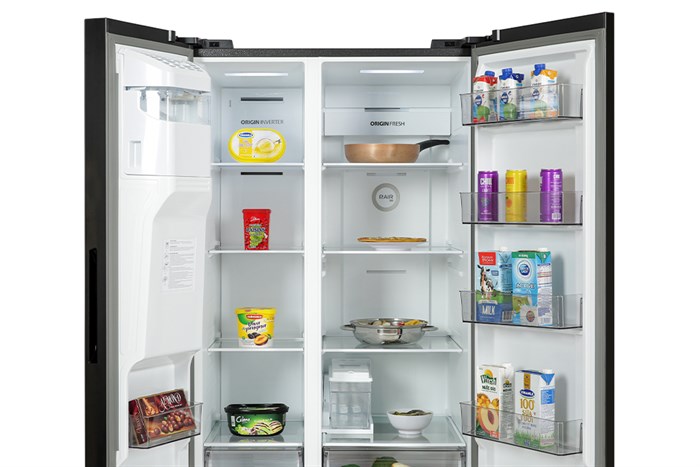 Tủ lạnh Toshiba Inverter 568 lít Side By Side GR-RS755WIA-PGV(22)-XK Màu Đen