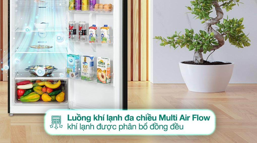 Tủ lạnh Toshiba Inverter 312 lít GR-RT416WE-PMV(58)-MM