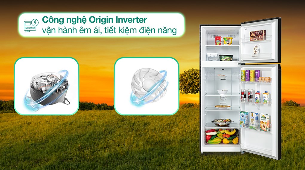 Tủ lạnh Toshiba Inverter 312 lít GR-RT416WE-PMV(58)-MM