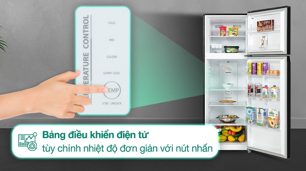 Tủ lạnh Toshiba Inverter 312 lít GR-RT416WE-PMV(58)-MM