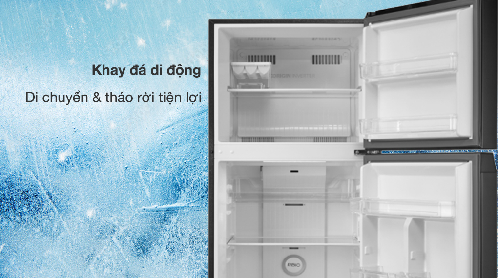 Tủ lạnh Toshiba Inverter 312 lít GR-RT416WE-PMV(58)-MM - Khay đá di chuyển linh hoạt tiện lợi