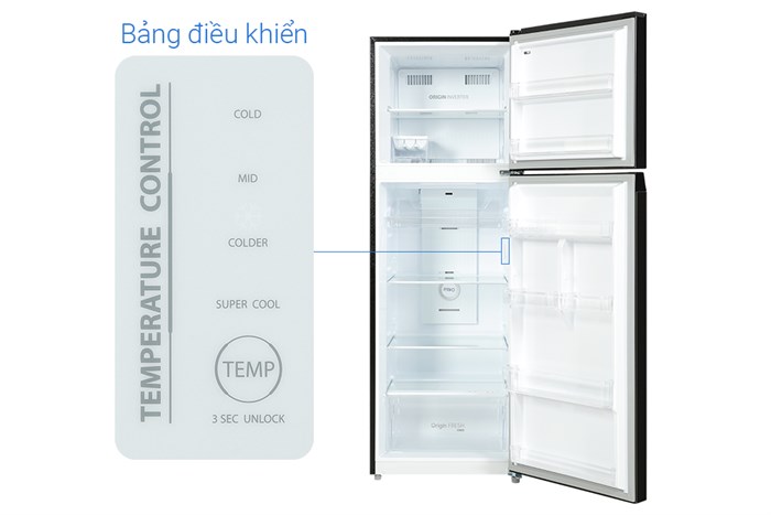 Tủ lạnh Toshiba Inverter 338 lít GR-RT468WE-PMV(58)-MM Màu Xám