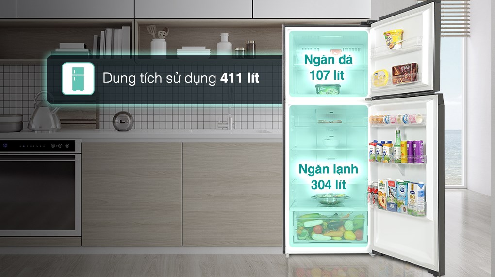 Tủ lạnh Toshiba Inverter 411 lít RT559WE-PMV(58)