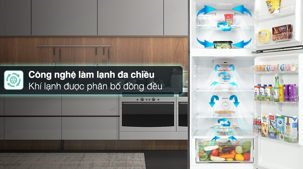 Tủ lạnh Toshiba Inverter 411 lít RT559WE-PMV(58)