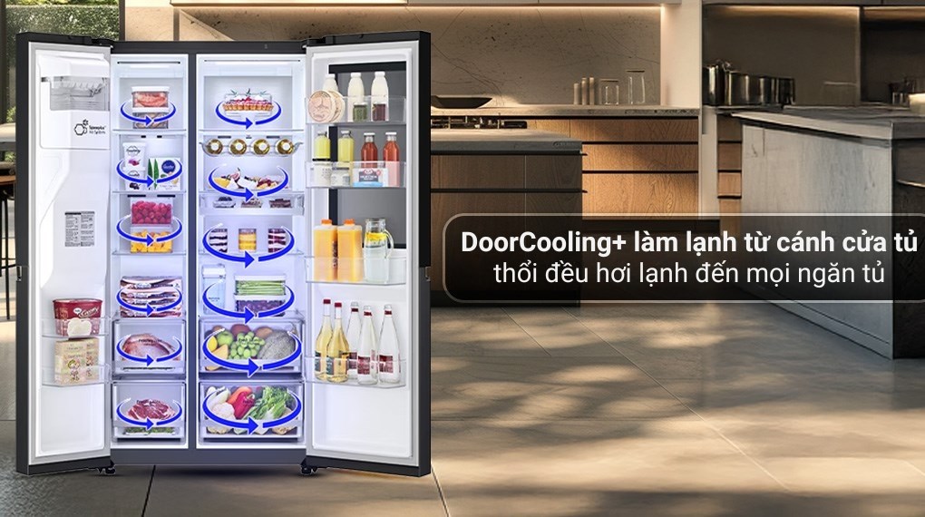 Tủ lạnh LG Inverter 635 lít Side By Side InstaView GR-G257BL