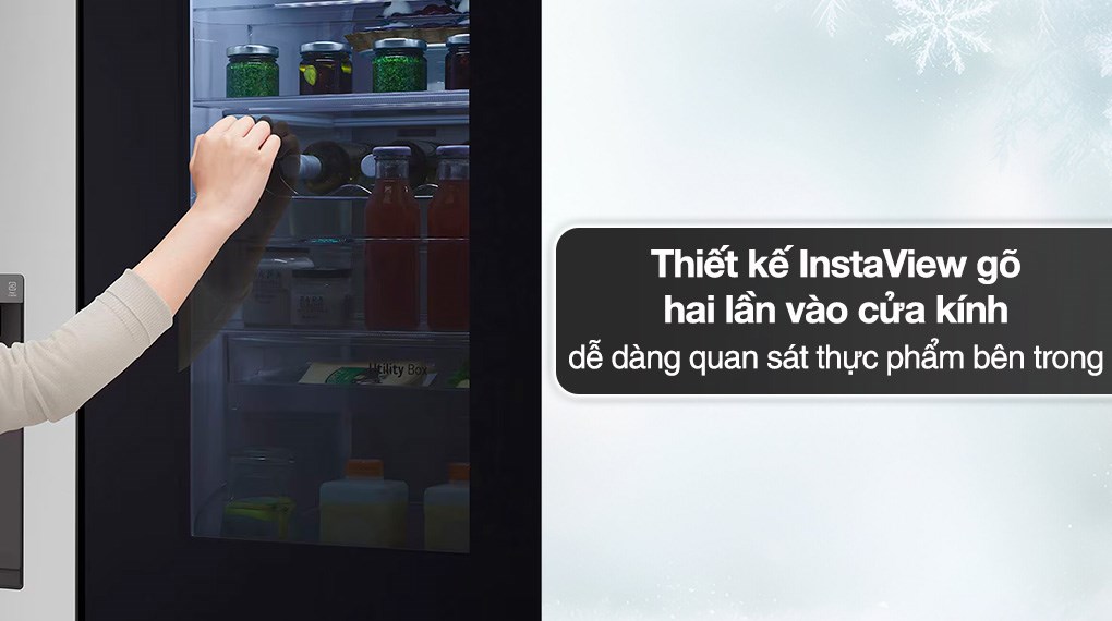 Tủ lạnh LG Inverter 635 lít Side By Side InstaView GR-G257SV