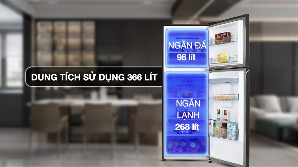 Tủ lạnh Panasonic Inverter 366 lít NR-TL381GVKV