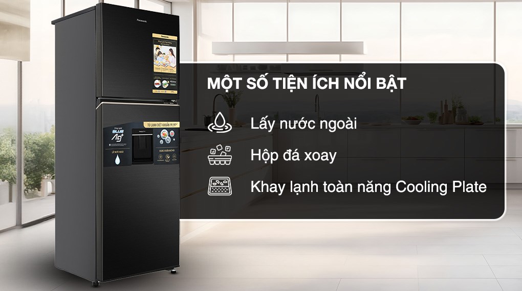 Tủ lạnh Panasonic Inverter 366 lít NR-TL381GVKV