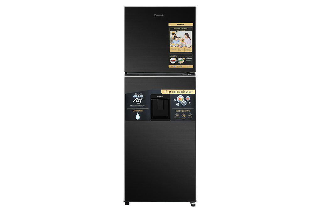 Tủ lạnh Panasonic Inverter 366 lít NR-TL381GVKV Màu Đen
