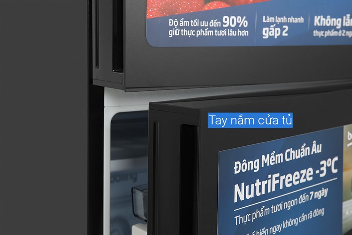 Tủ lạnh Beko Inverter 340 lít RDNT371E50VZHFSGB Màu Đen