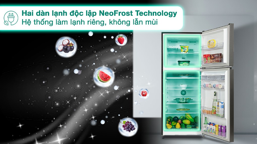 Tủ lạnh Beko Inverter 340 lít RDNT371I50VDHFSK