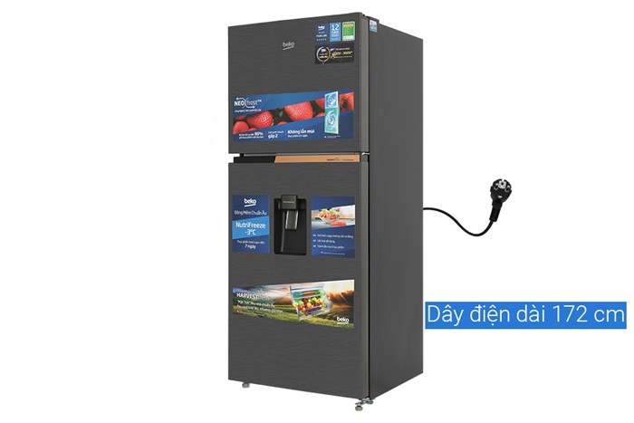 Tủ lạnh Beko Inverter 340 lít RDNT371I50VDHFSK Màu Đen