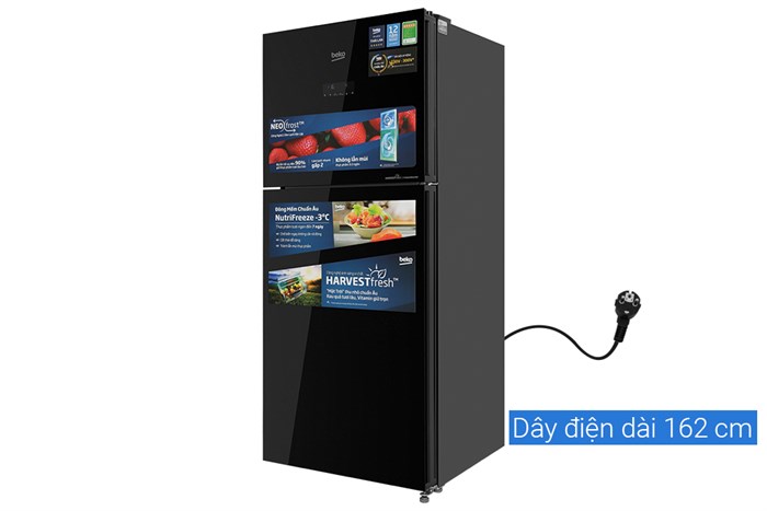 Tủ lạnh Beko Inverter 375 lít RDNT401E50VZHFSGB Màu Đen