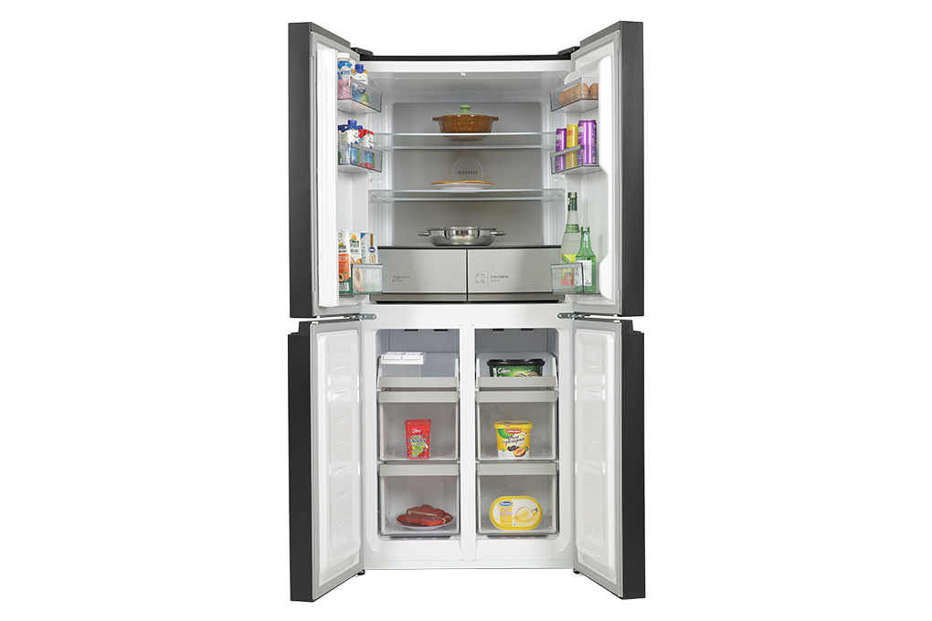 Tủ lạnh Hitachi Inverter 466 lít Multi Door HR4N7522DSDXVN Màu Đen