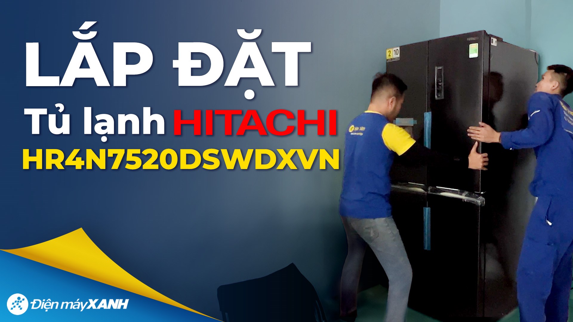 Tủ lạnh Hitachi Inverter 464 lít Multi Door HR4N7520DSWDXVN