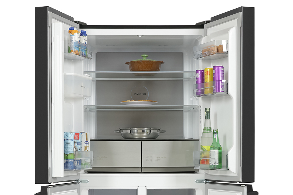 Tủ lạnh Hitachi Inverter 464 lít Multi Door HR4N7520DSWDXVN Màu Đen