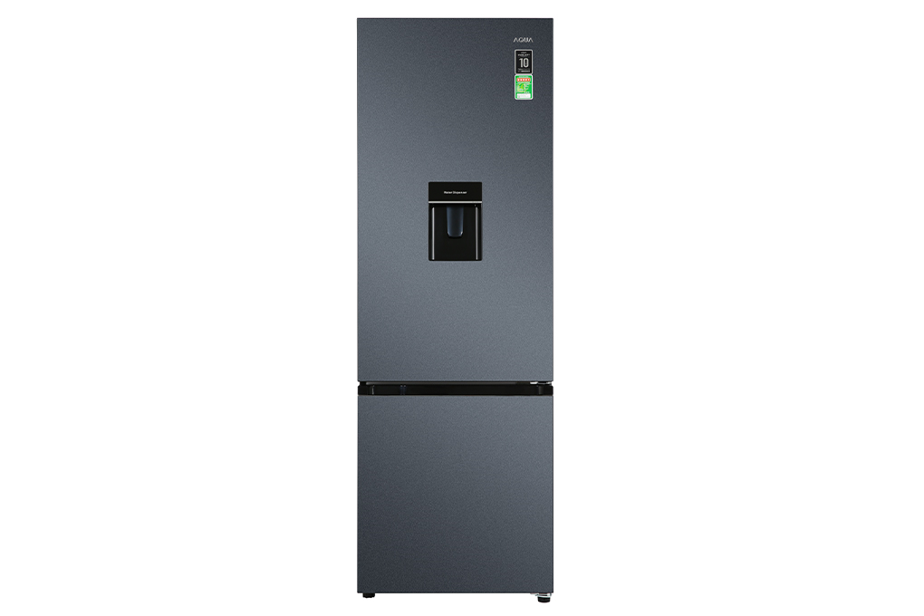Tủ lạnh Aqua Inverter 324 lít AQR-B390MA(WSL) Màu Đen xám khói