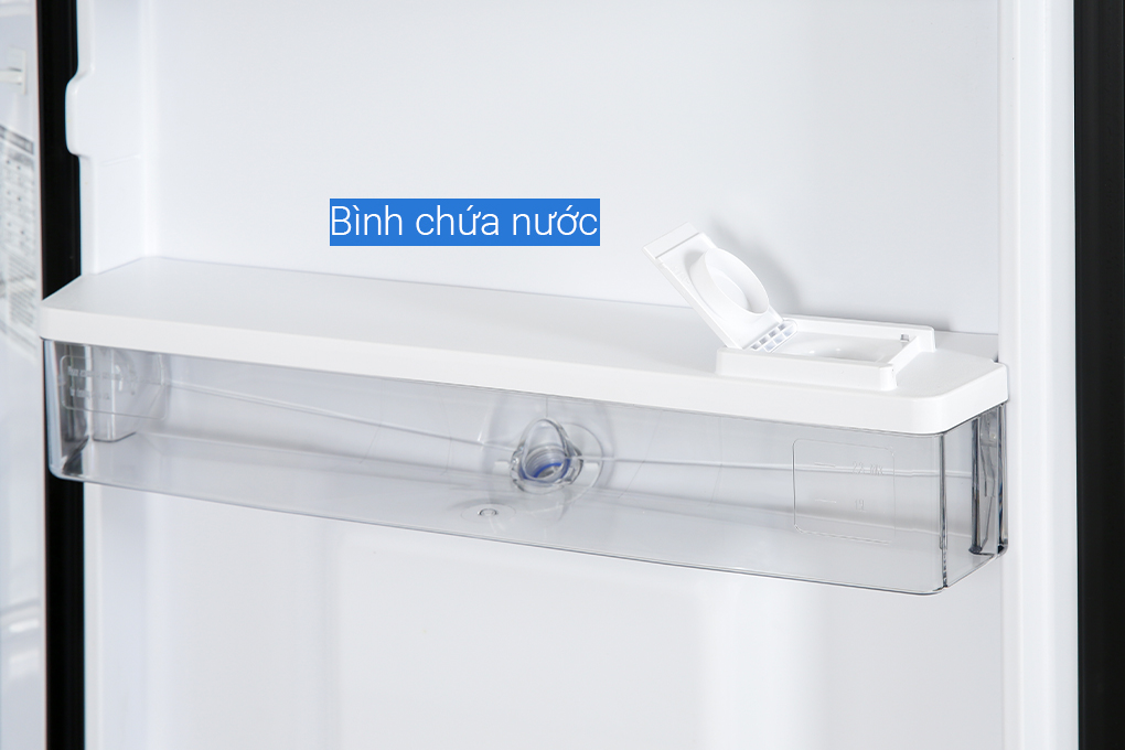 Tủ lạnh Aqua Inverter 324 lít AQR-B390MA(WSL) Màu Đen xám khói