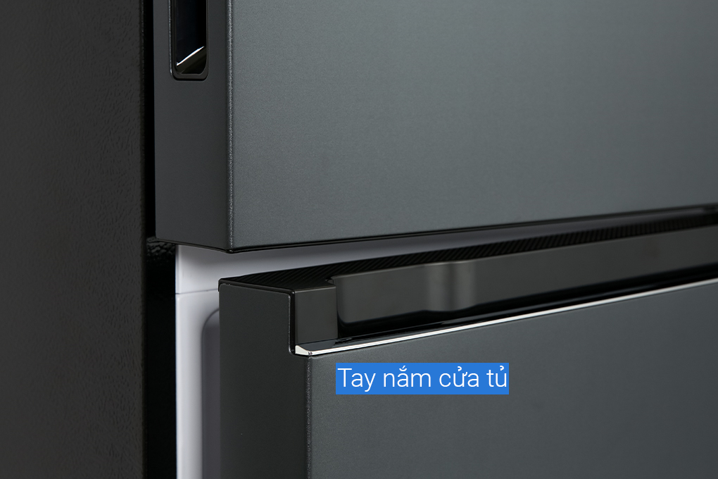 Tủ lạnh Aqua Inverter 324 lít AQR-B390MA(WSL) Màu Đen xám khói