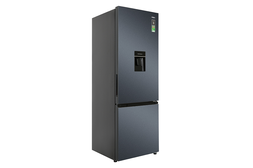 Tủ lạnh Aqua Inverter 324 lít AQR-B390MA(WSL) Màu Đen xám khói