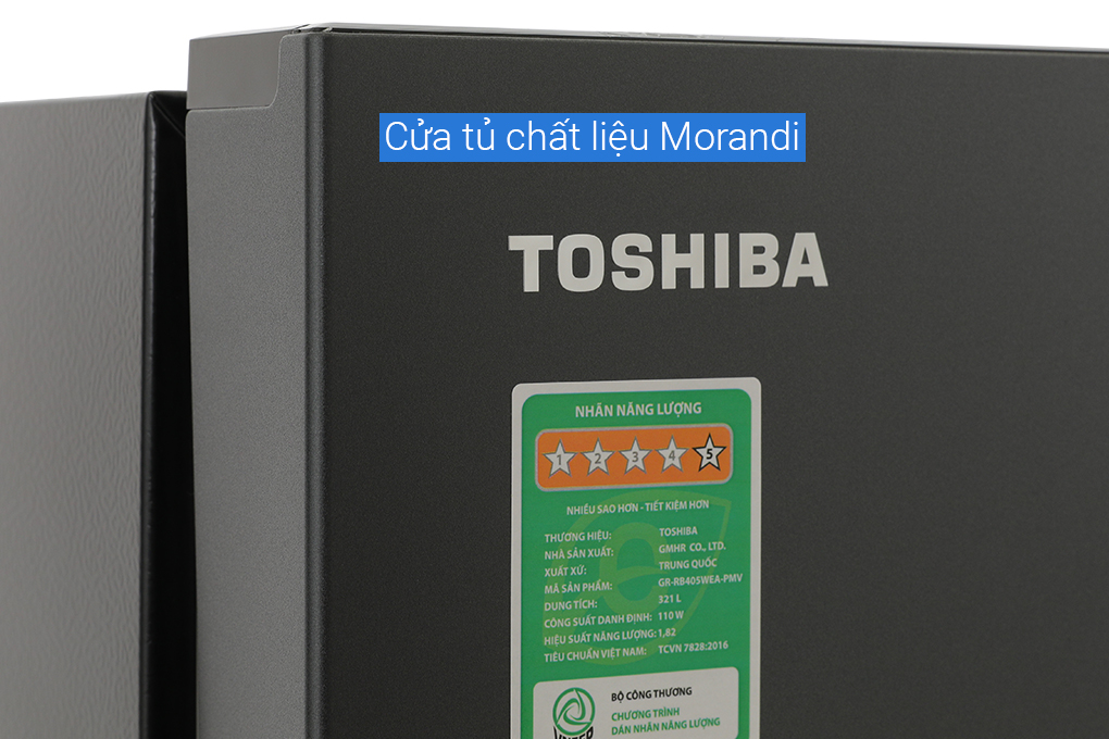 Tủ lạnh Toshiba Inverter 321 lít GR-RB405WEA-PMV(06)-MG Màu Xám