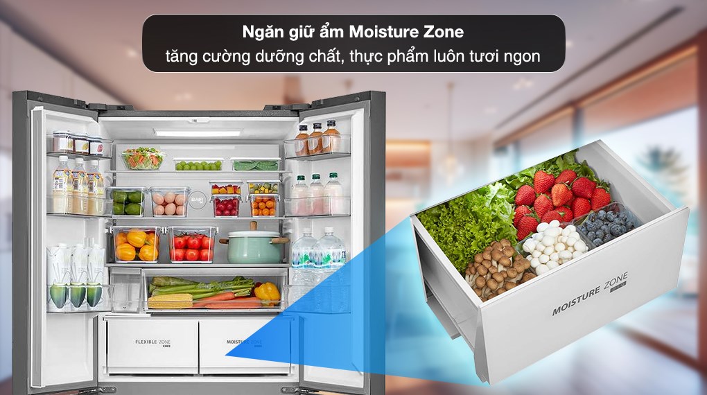 Tủ lạnh Toshiba Inverter 515 lít Multi Door GR-RF665WIA-PGV(22)-XK