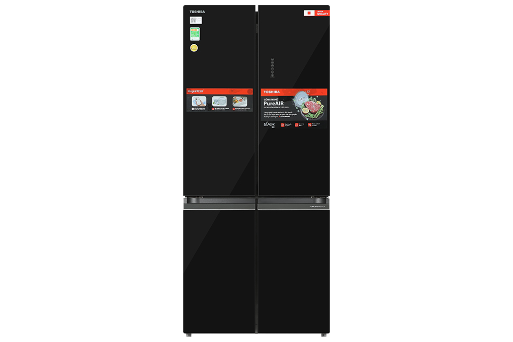 Tủ lạnh Toshiba Inverter 515 lít Multi Door GR-RF665WIA-PGV(22)-XK Màu Đen