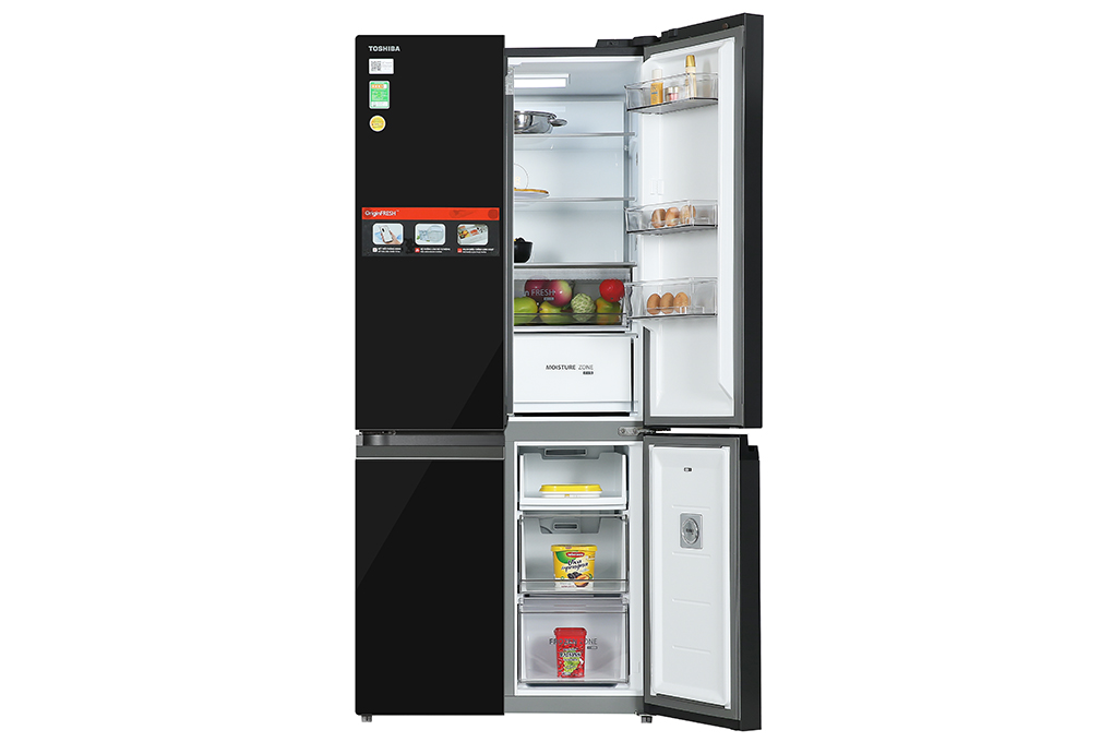 Tủ lạnh Toshiba Inverter 515 lít Multi Door GR-RF665WIA-PGV(22)-XK Màu Đen