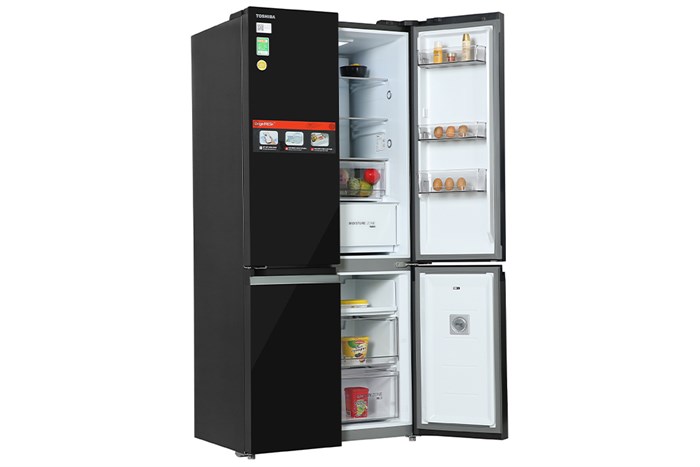 Tủ lạnh Toshiba Inverter 515 lít Multi Door GR-RF665WIA-PGV(22)-XK Màu Đen