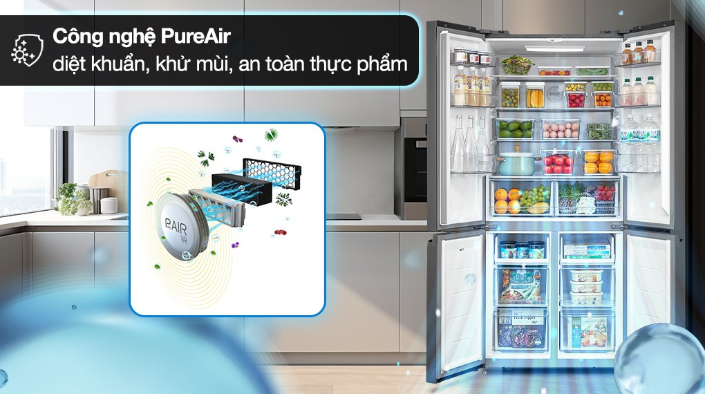 Tủ lạnh Toshiba Inverter 515 lít Multi Door GR-RF677WI-PGV(22)-XK