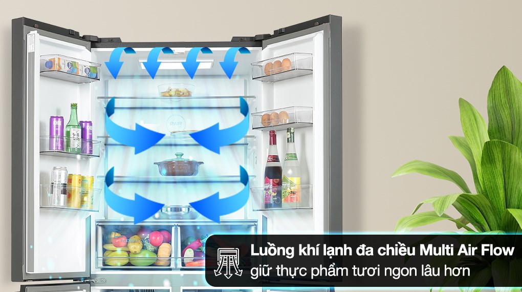 Tủ lạnh Toshiba Inverter 515 lít Multi Door GR-RF677WI-PGV(22)-XK