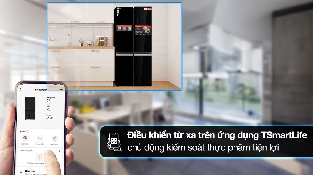 Tủ lạnh Toshiba Inverter 515 lít Multi Door GR-RF677WI-PGV(22)-XK