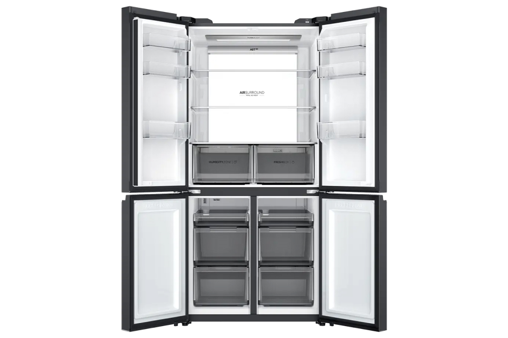 Tủ lạnh Aqua Inverter 660 lít Multi Door AQR-M727XA(GB)U1 Màu Đen