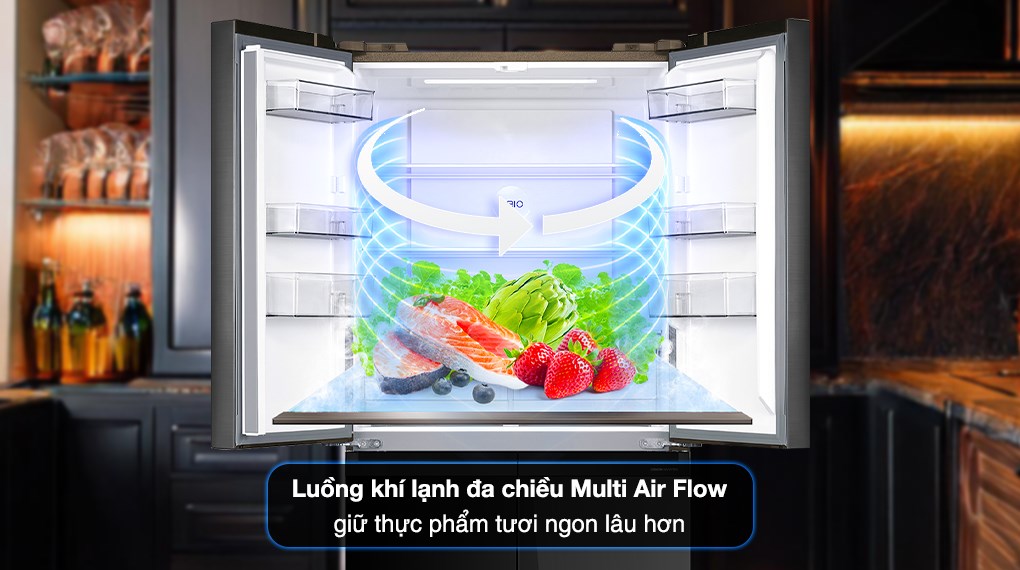 Tủ lạnh Toshiba Inverter 474 lít Multi Door GR-RF611WI-PGV(22)-XK