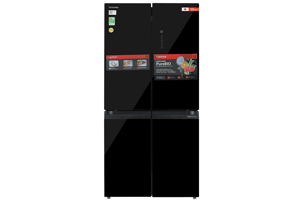 Tủ lạnh Toshiba Inverter 474 lít Multi Door GR-RF611WI-PGV(22)-XK Màu Đen