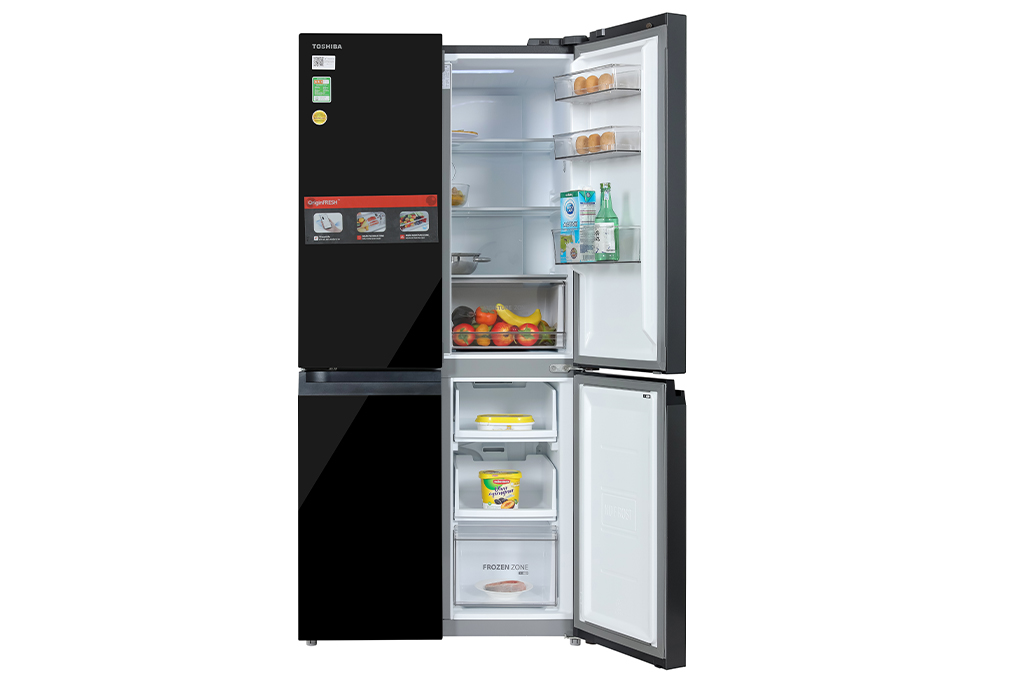 Tủ lạnh Toshiba Inverter 474 lít Multi Door GR-RF611WI-PGV(22)-XK Màu Đen