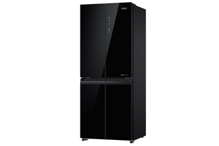 Tủ lạnh Aqua Inverter 410 lít Multi Door AQR-M466XA(GB) Màu Đen