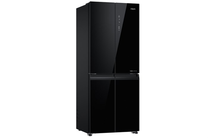 Tủ lạnh Aqua Inverter 410 lít Multi Door AQR-M466XA(GB) Màu Đen