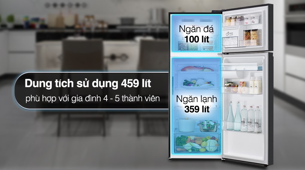 Tủ lạnh LG Inverter 459 lít LTD46BLMA