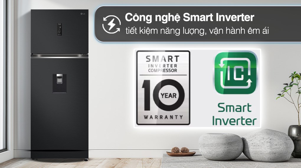 Tủ lạnh LG Inverter 459 lít LTD46BLMA
