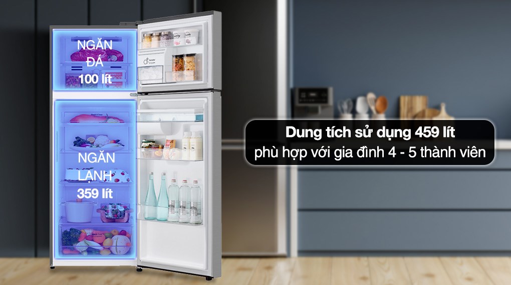 Tủ lạnh LG Inverter 459 lít LTD46SVMA