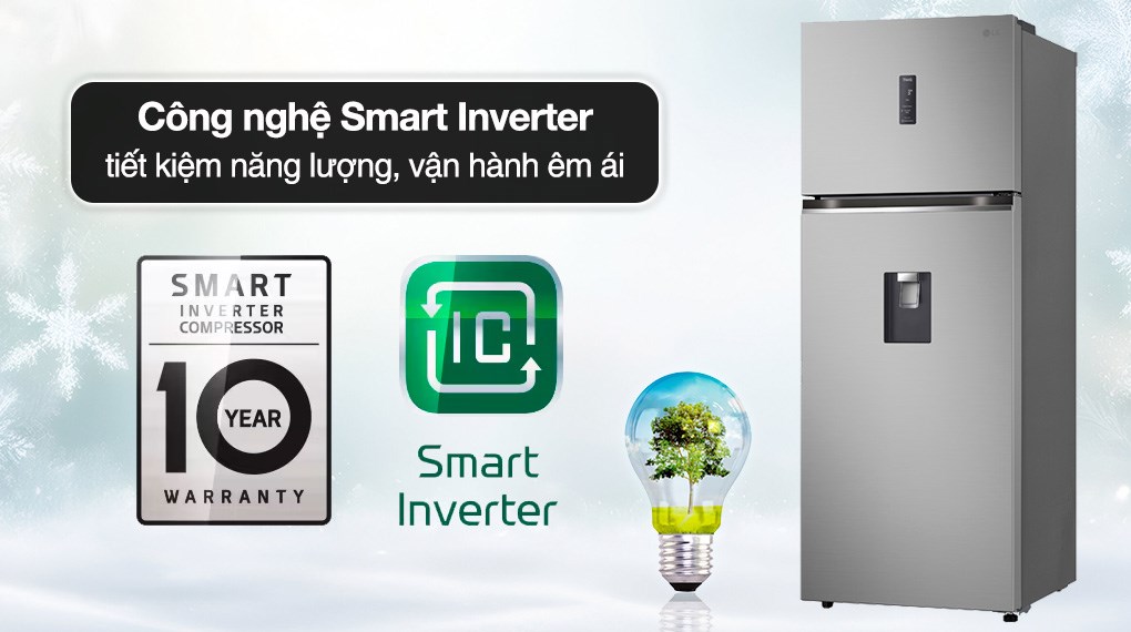 Tủ lạnh LG Inverter 459 lít LTD46SVMA