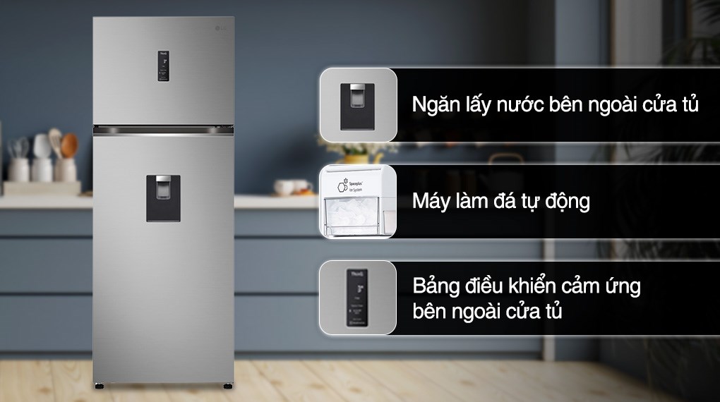 Tủ lạnh LG Inverter 459 lít LTD46SVMA