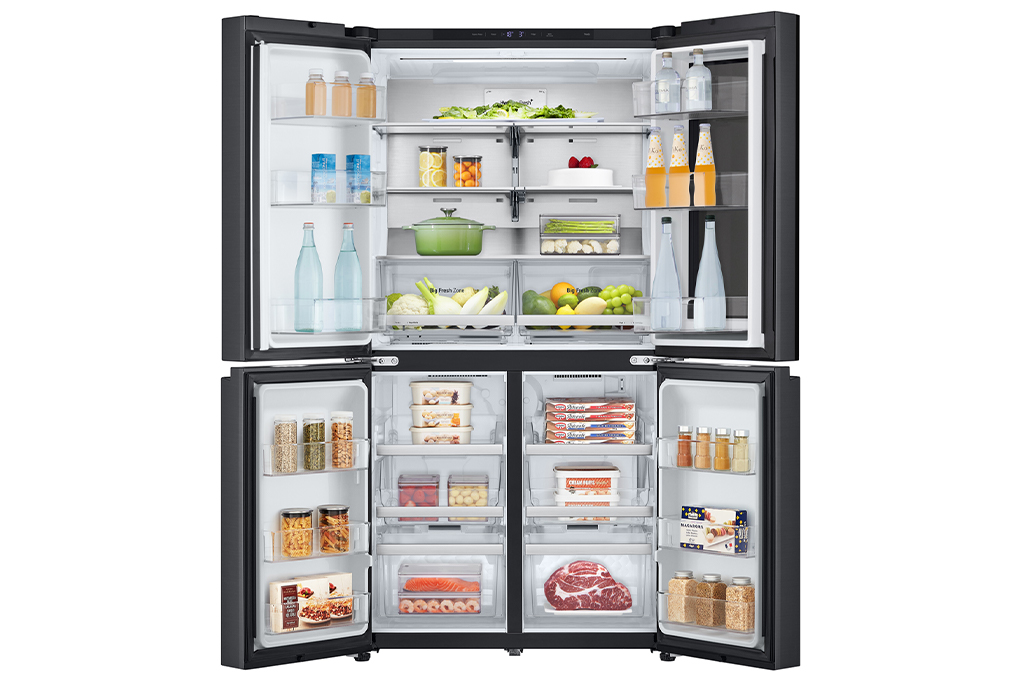Tủ lạnh LG Inverter 666 lít Multi Door InstaView LFB66BLMI Màu Đen