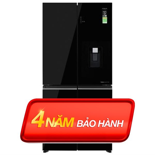 Tủ lạnh Aqua Inverter 469 lít Multi Door AQR-M536XA(WGB)