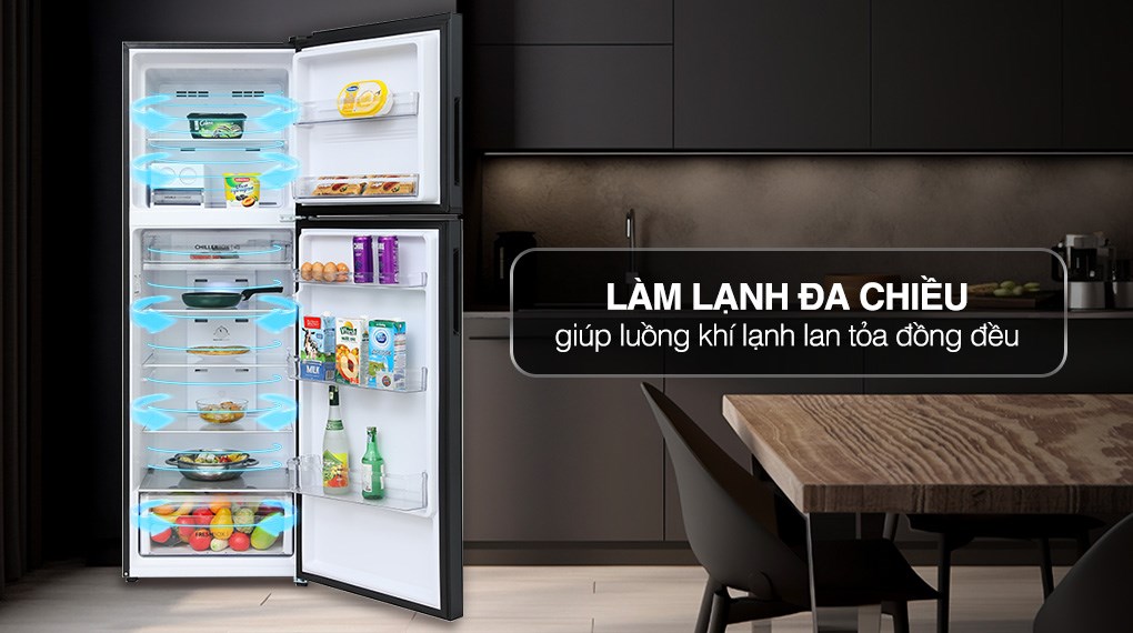 Tủ lạnh Aqua Inverter 358 lít AQR-T410FA(SL)