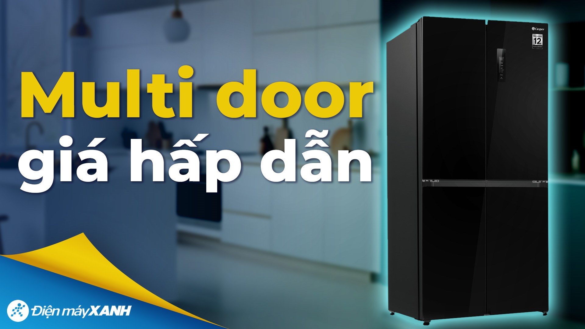 Tủ lạnh Casper Inverter 430 lít Multi Door RM-430PB