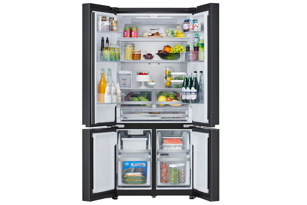 Tủ lạnh LG Inverter 607 lít Multi Door LFD61BLGA Màu Đen